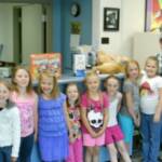 GIRL SCOUT BROWNIE TROOP #2989, SCIOTOVILLE – May 6, 2014
 We want to thank these girls for collecting donations of items from Sierra’s Wish List.  They delivered the items and took a tour of the shelter, then played with cats and kittens.
